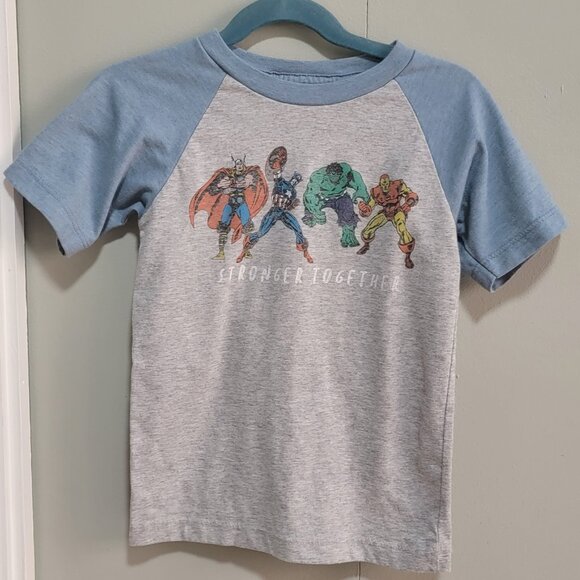 Boys Marvel T-Shirt Bundle 4T – Iron Man, Spider-Man, Captain America + More - Picture 5 of 6